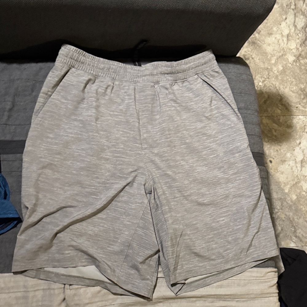 lululemon athletica Men's Heather Gray Performance Shorts